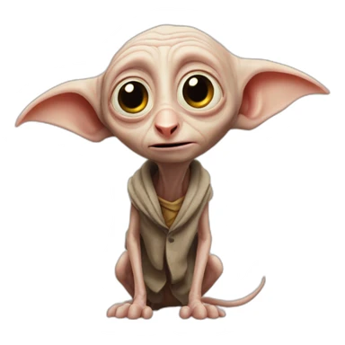 Dobby of harry potter sticker