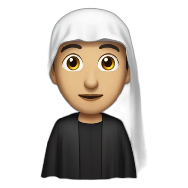 eric zemmour en abaya sticker