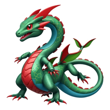 Rayquaza-Zygarde-Salamence-fusion (full body) sticker