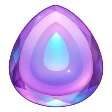 Purple opal gem  sticker