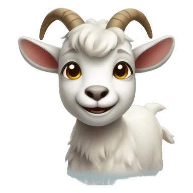 cute little goat  sticker