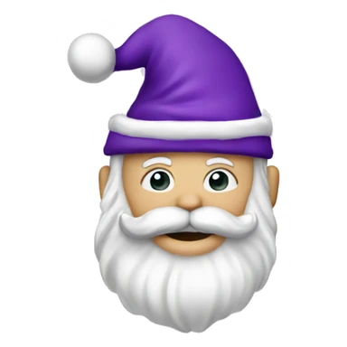 White skin- Mister Santa claus- purple sticker