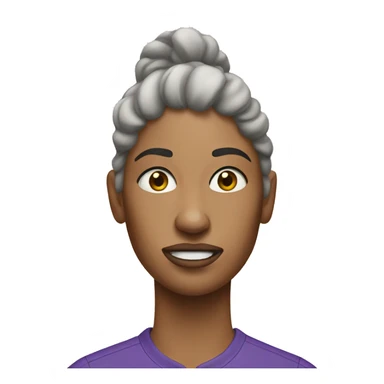 Ugly woman with nike shows sticker