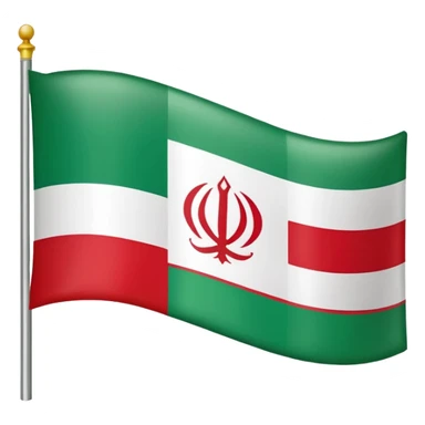 Iran flag but no sign sticker