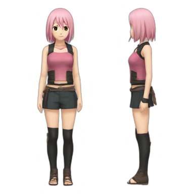 Sakura haruno full body sticker