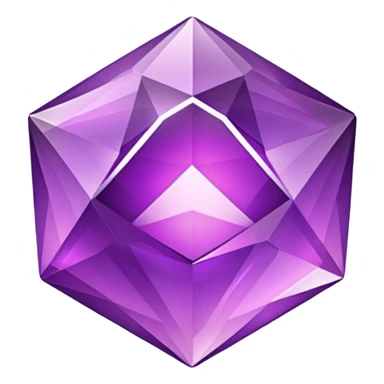 purple gem sticker