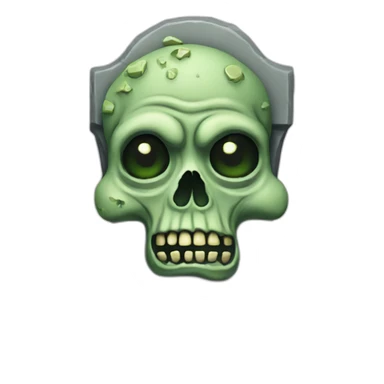 grave stone zombie sticker