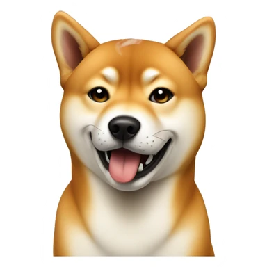 Smoking shiba inu  sticker