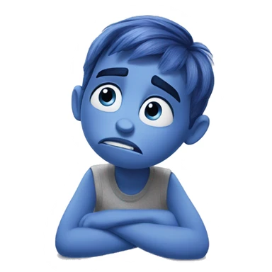 sadness from inside out sticker