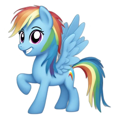 Rainbow dash sticker