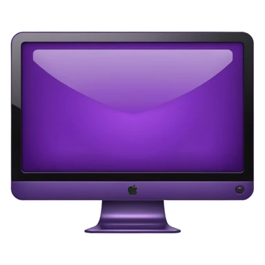 dark purple wide monitor sticker