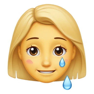 웃으면서 우는 얼굴 sticker