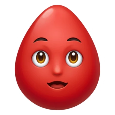 Emoji una piedra rubi  sticker