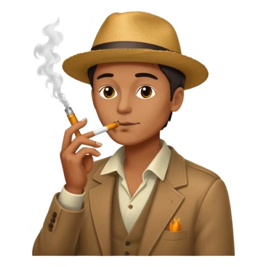 smoking with alcohol sticker