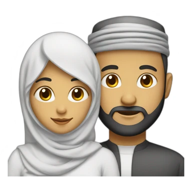 Homme et femme muslim sticker