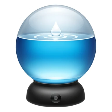 Led Water Orb Lamp sticker