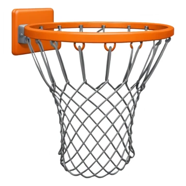 Basketball hoop sticker