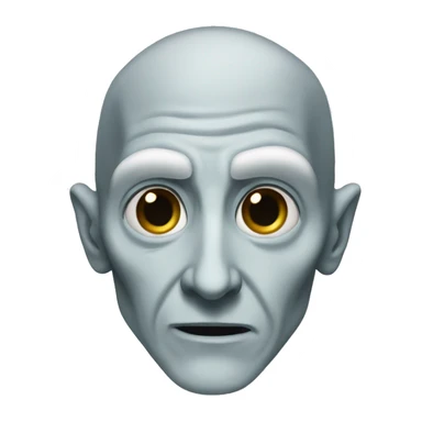 Voldemort with big nose sticker