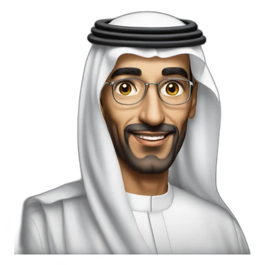 Sheikh zayed Al nahyan uae president sticker