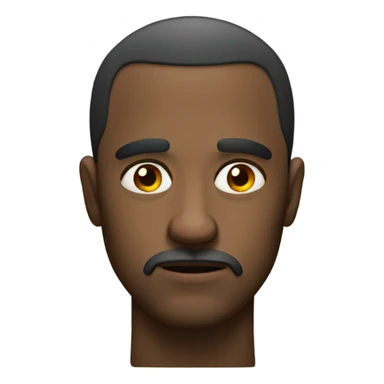 sad men photorealistic serious sticker