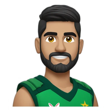 Babar azam sticker