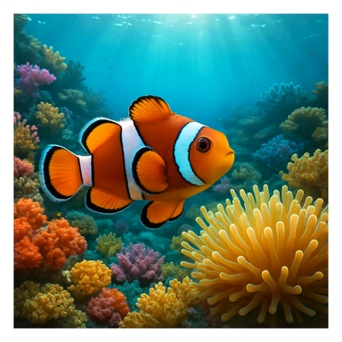 Clownfish sticker