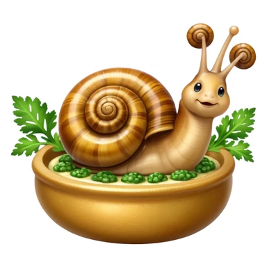 French snail dish sticker