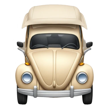  beige Beetle with sunroof sticker