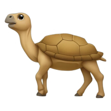 Tortue sur chameau sticker