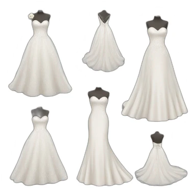Wedding dress sticker