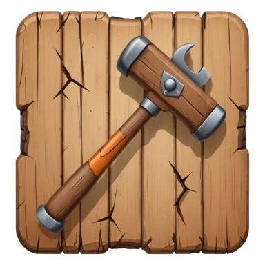 Banhammer with Text BAN! sticker