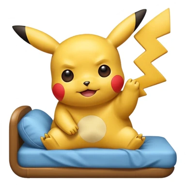 Pikachu dormido sticker