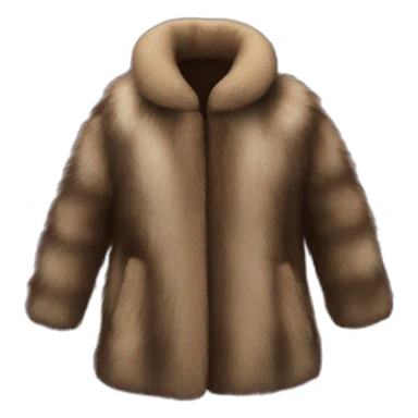 fur coat sticker