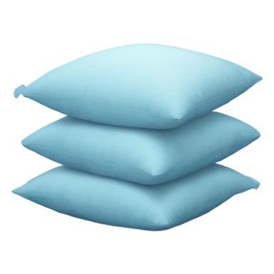 Sky blue cushions sticker