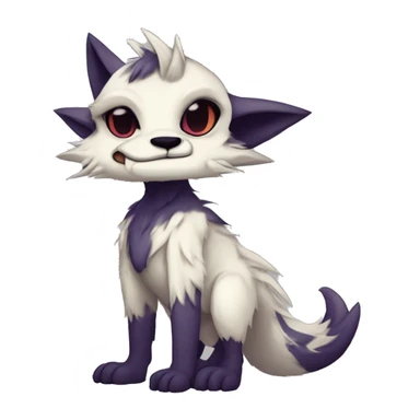 Cute Protogen-vernid-sergal-wickerbeast-fantasy-animal-fursona griffsnuff & LiLaiRa & Falvie full body sticker