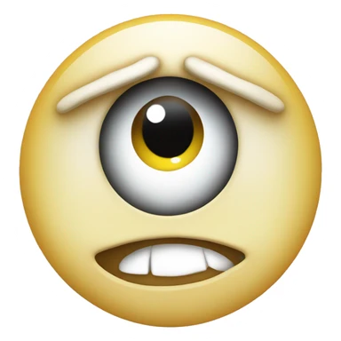 Smiley face with an eye twitching  sticker