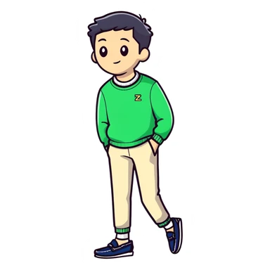 2025 neo-preppy outfit with tech-enhanced boat shoes and sustainable tennis sweater sticker