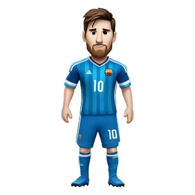 Lionel Messi wearing Sub Zero's clothes sticker