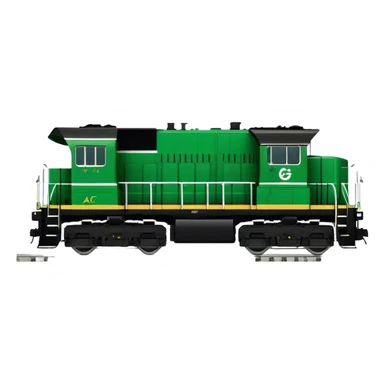 Locomotive (Freight) - GE ES44AC (Model Year: 2021) (Iconic colour: Green and black) sticker