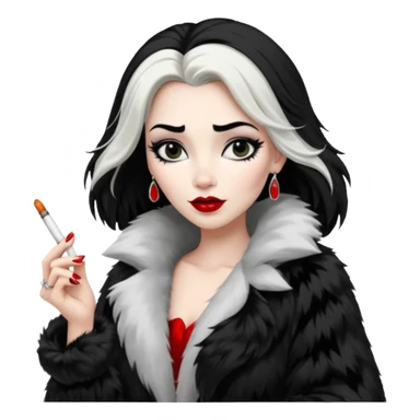 Cruella de vil whole body sticker