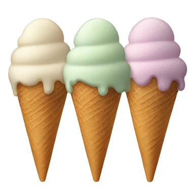 quadruple scoop of ice cream sticker