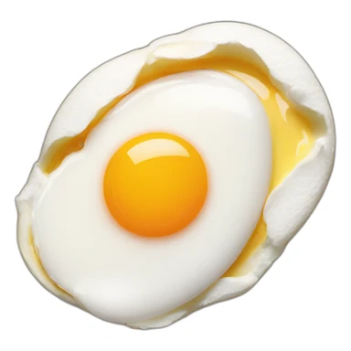 Poached-egg sticker
