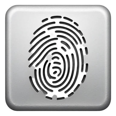 Huella digital  sticker
