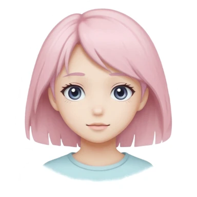 pastel chalk texture, powdery shading, soft desaturated colors,
non-harsh shadows, anime illustration with emotional softness,
elegant proportions, gentle mood, delicate atmosphere sticker