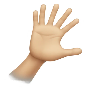 a hand show the number 3 sticker