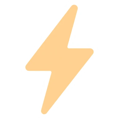 apricot lightning sticker