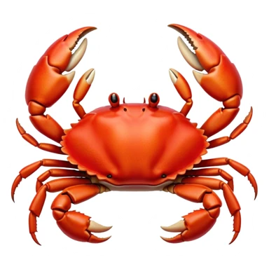 Cinematic Realistic Cute Yawning Crab Portrait Emoji, Head tilted slightly with a dramatic, wide-open yawn, showcasing a soft, textured red shell with a charming, naturally formed face and drooping features, rendered with realistic detail and warm, sandy light, high shine, relaxed yet expressive, styled with a dash of coastal charm, soft glowing outline, capturing the essence of a sleepy yet affectionate crab that appears ready to stretch out on the shore for a peaceful nap! sticker