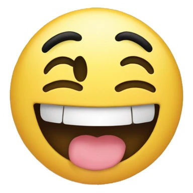 Smiley face emoji with finger in front of louth sticker