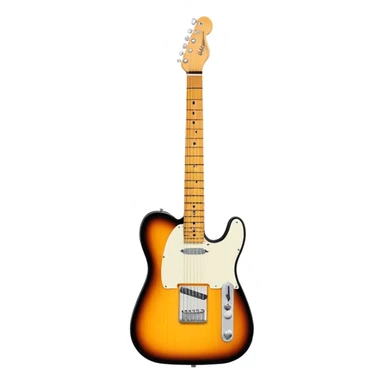 fender telecaster guitar sticker