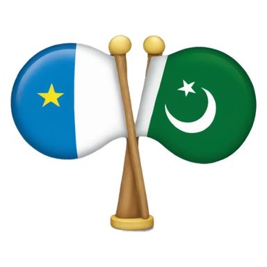 Eagle with a Pakistani flag cap carrying the Somali flag  sticker